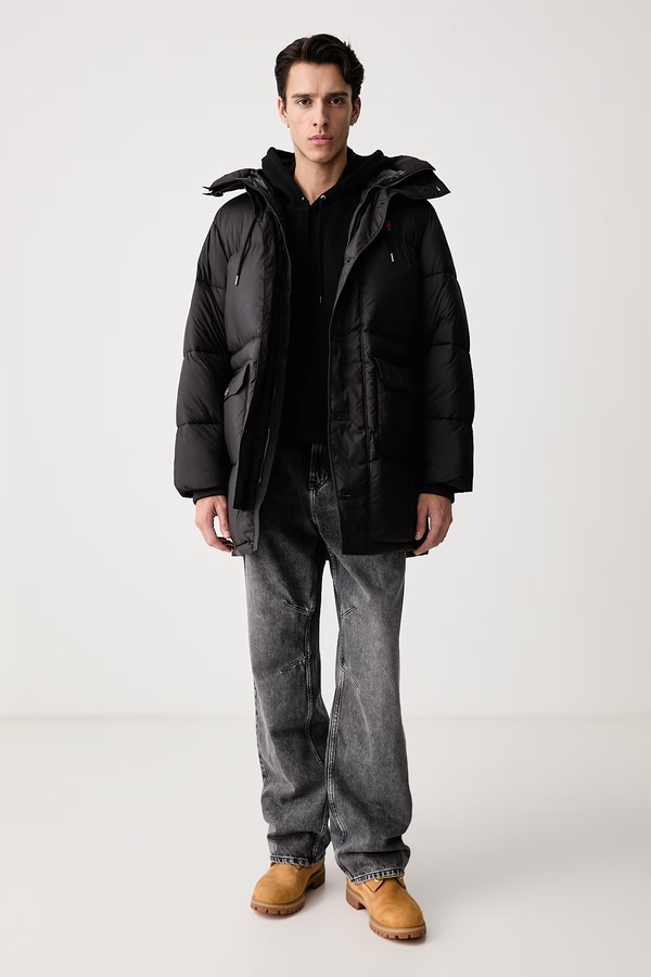 Кофта з капюшоном чоловіча з бавовною Dickies колір чорний фото 2