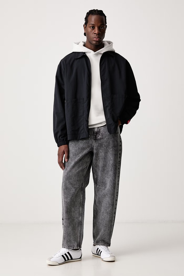 Кофта с капюшоном мужская с хлопком Karl Lagerfeld Jeans цвет серый