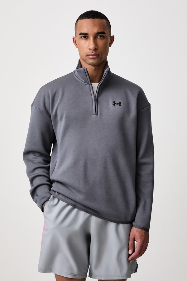 Кофта для тренувань чоловіча Under Armour Armour Fleece колір сірий