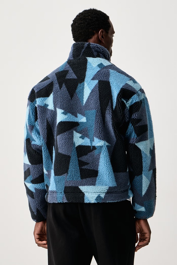 Флісова кофта чоловіча Napapijri Fleece колір темно-синій фото 3