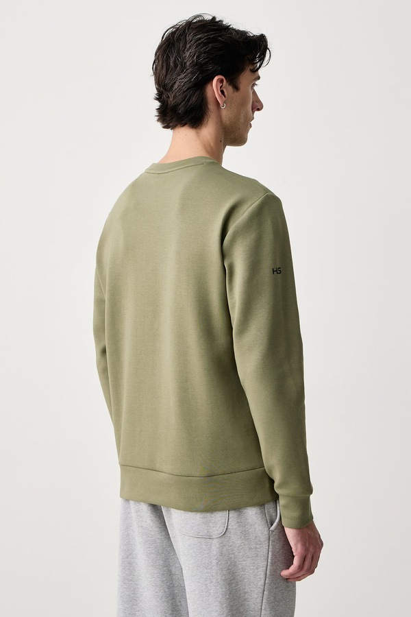 Кофта чоловіча з бавовною Hackett London колір зелений фото 3