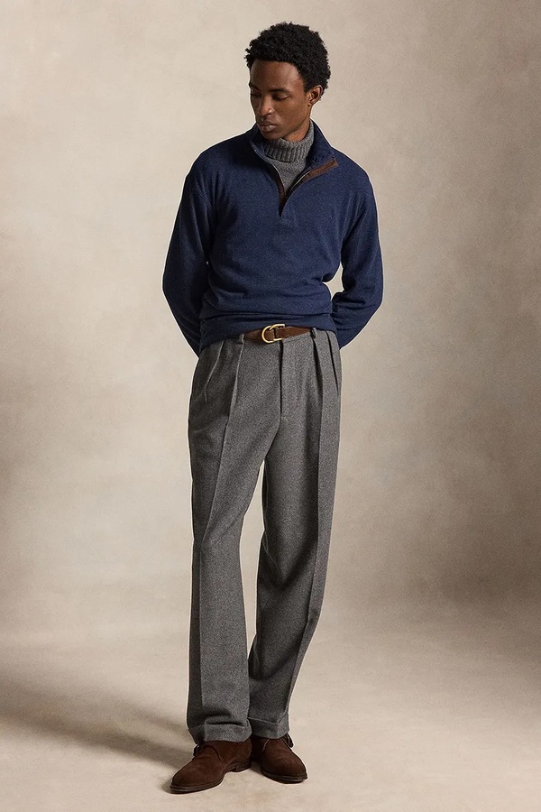Кофта чоловіча Polo Ralph Lauren колір темно-синій фото 3