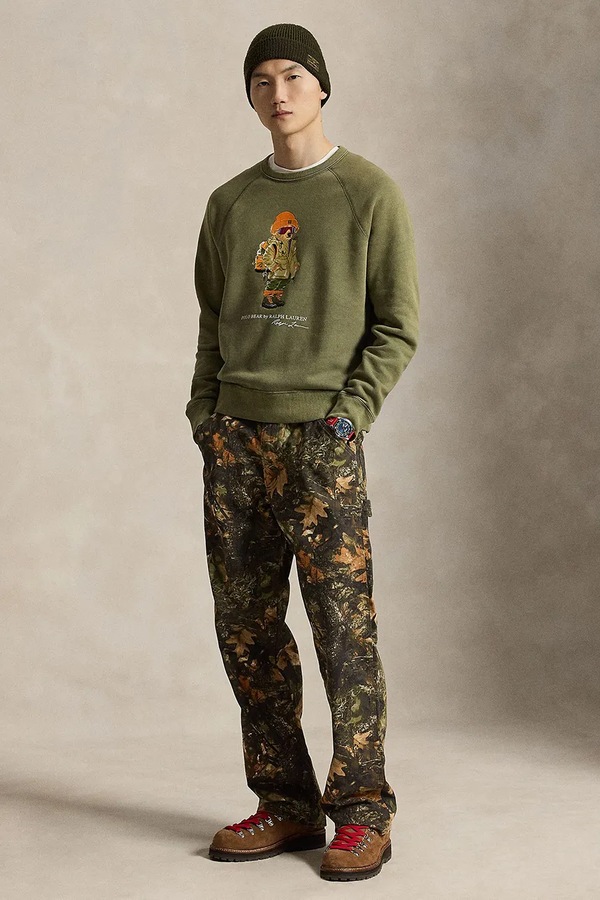 Кофта чоловіча з бавовною Polo Ralph Lauren колір зелений фото 3