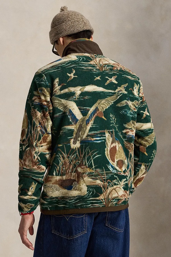 Кофта мужская флисовая Polo Ralph Lauren цвет разноцветный
