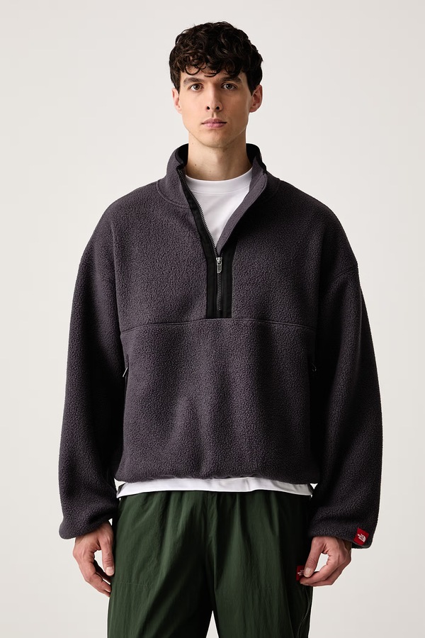 Кофта чоловіча флісова The North Face Redbox колір сірий