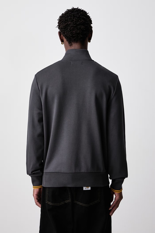 Кофта мужская хлопковая Fred Perry цвет серый фото 2