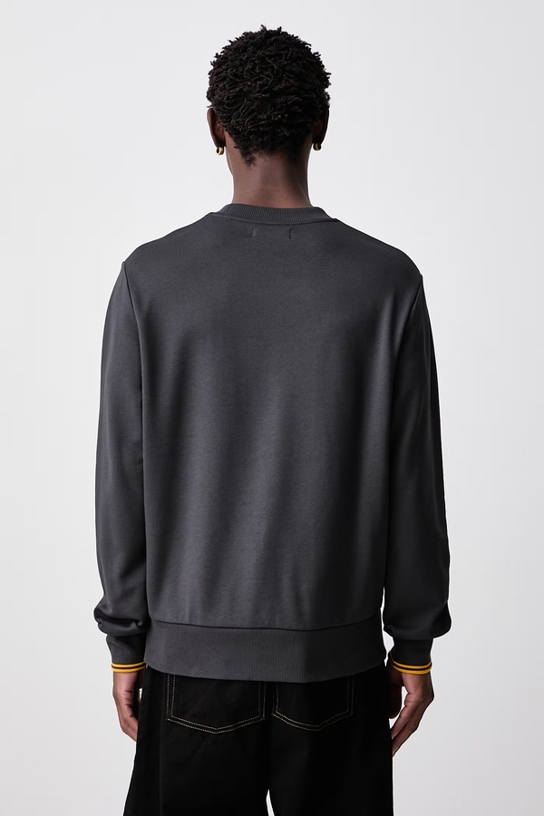 Кофта мужская хлопковая Fred Perry цвет серый фото 2