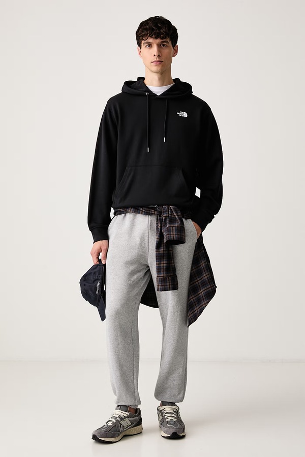 Кофта з капюшоном з бавовною The North Face Essential колір чорний фото 2