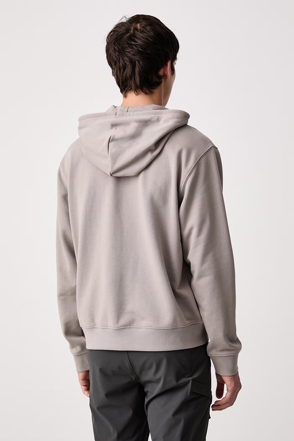 Кофта з капюшоном чоловіча з бавовною The North Face Essential колір бежевий фото 3