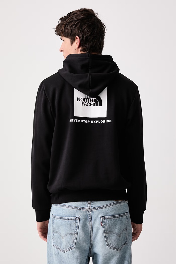 Кофта з капюшоном чоловіча з бавовною The North Face Evolution колір чорний