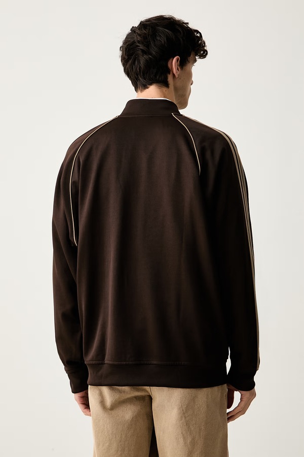Кофта на застібці чоловіча adidas Originals Adicolor Classics Loose колір коричневий фото 2
