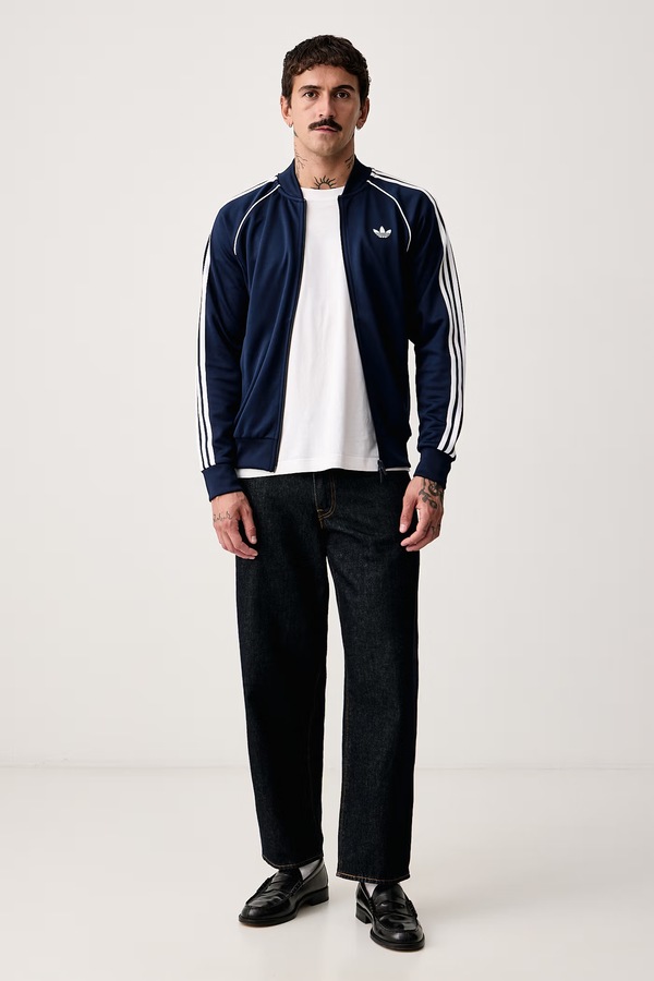 Кофта на застежке мужская adidas Originals цвет голубой