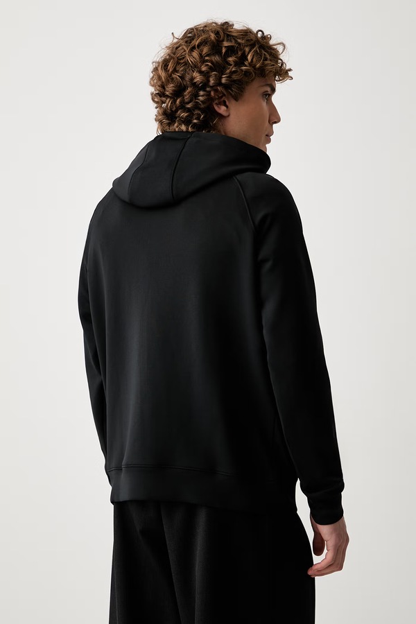 Кофта з капюшоном чоловіча adidas Originals Trefoil Essentials Spacer колір чорний фото 3