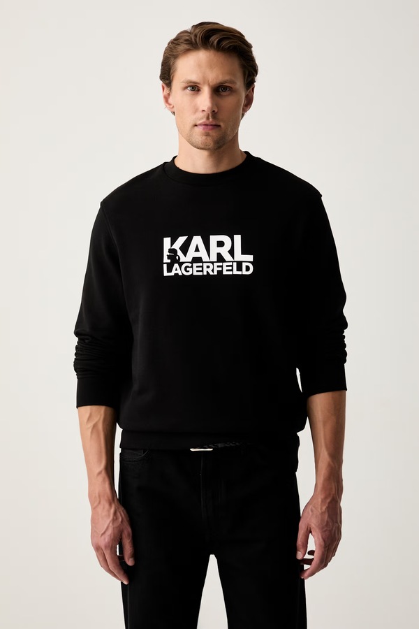 Кофта мужская хлопковая Karl Lagerfeld цвет черный