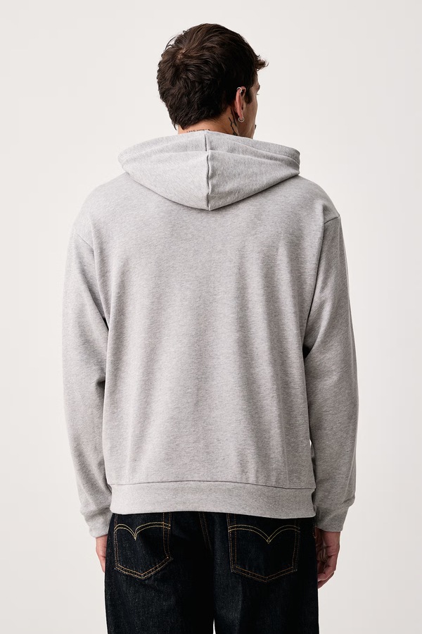 Кофта з капюшоном чоловіча бавовняна adidas Essentials колір сірий фото 2