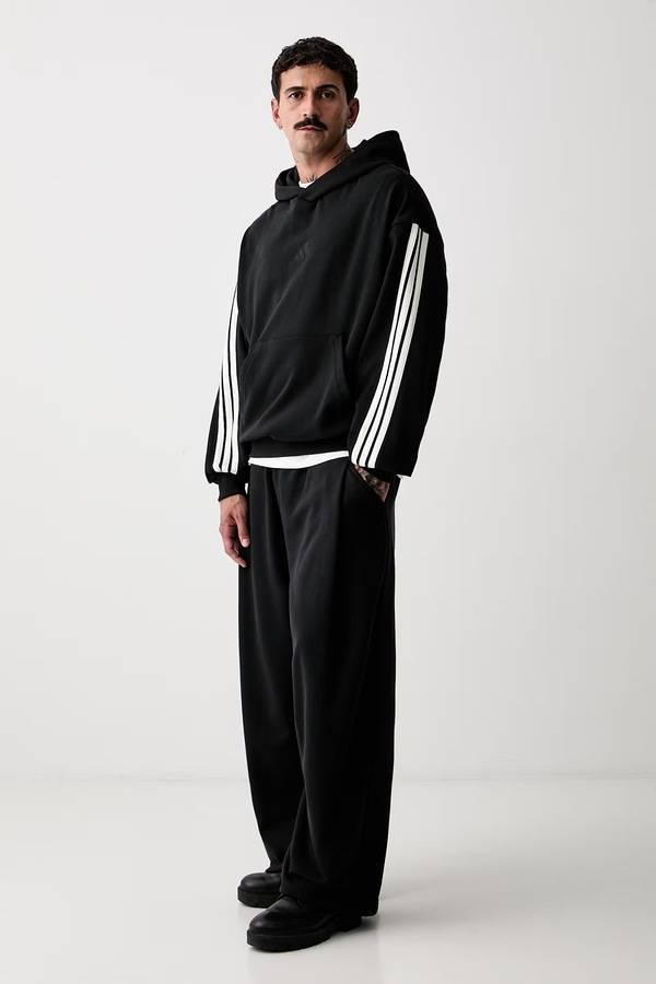 Кофта с капюшоном мужская хлопковая adidas Kit Pack цвет черный