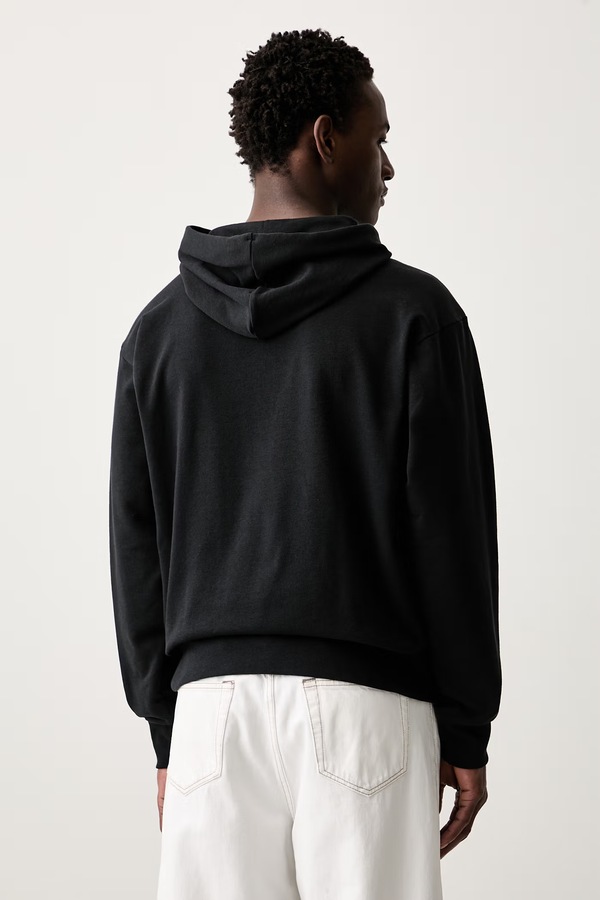 Кофта з капюшоном чоловіча з бавовною adidas Feelcozy колір чорний фото 2
