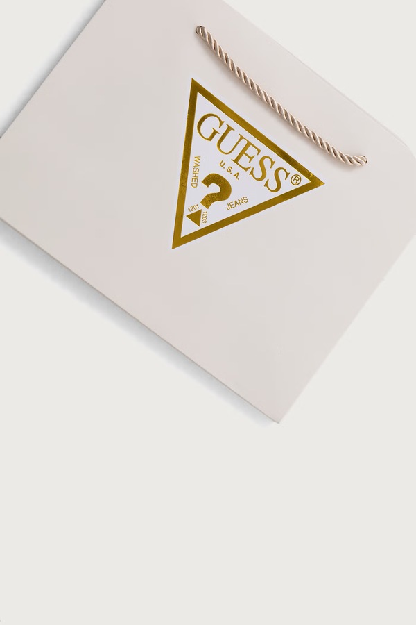 Повзунки для немовлят бавовняні Guess колір білий фото 4