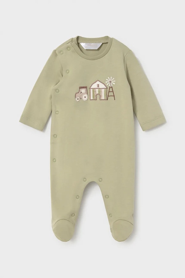 Ползунки для младенцев 2 шт. Mayoral Newborn цвет зеленый