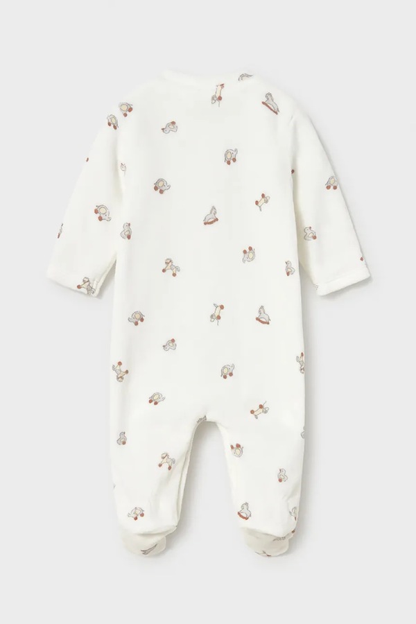 Повзунки дитячі 2 шт. Mayoral Newborn колір бежевий фото 2
