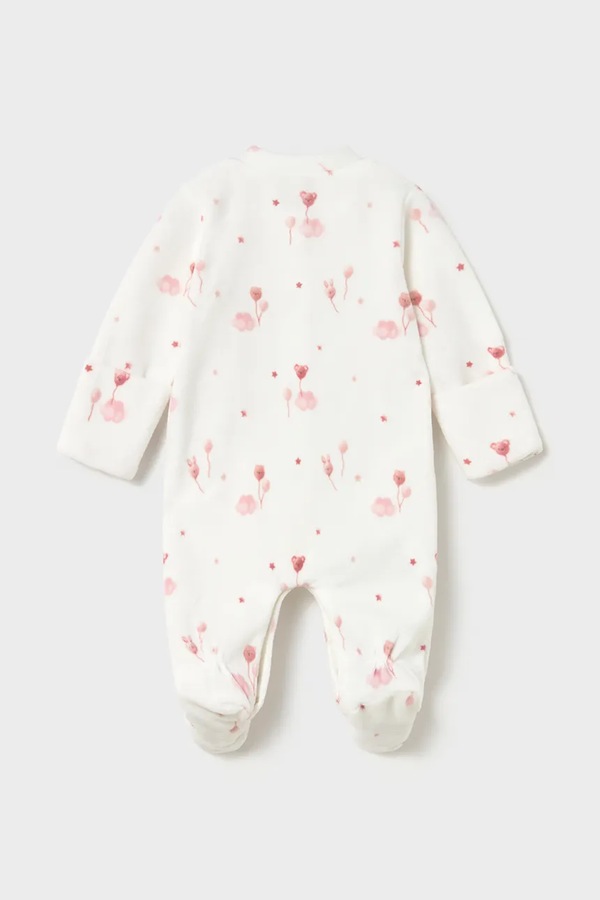 Ползунки для младенцев с хлопком Mayoral Newborn цвет розовый