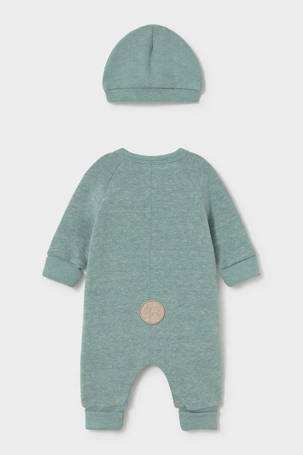 Боди детское с хлопком Mayoral Newborn цвет бирюзовый