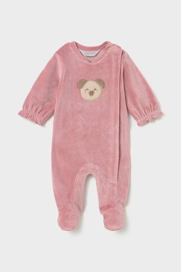 Повзунки для немовлят з бавовною 2 шт. Mayoral Newborn колір рожевий