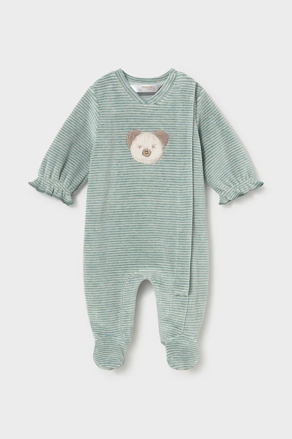 Ползунки для младенцев с хлопком 2 шт. Mayoral Newborn цвет голубой