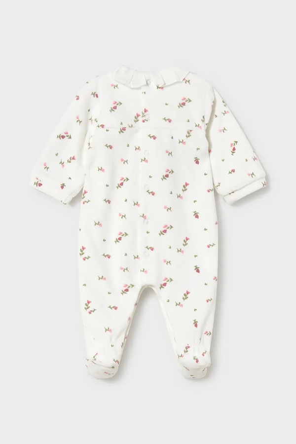 Человечек для младенцев с хлопком Mayoral Newborn цвет зеленый фото 2