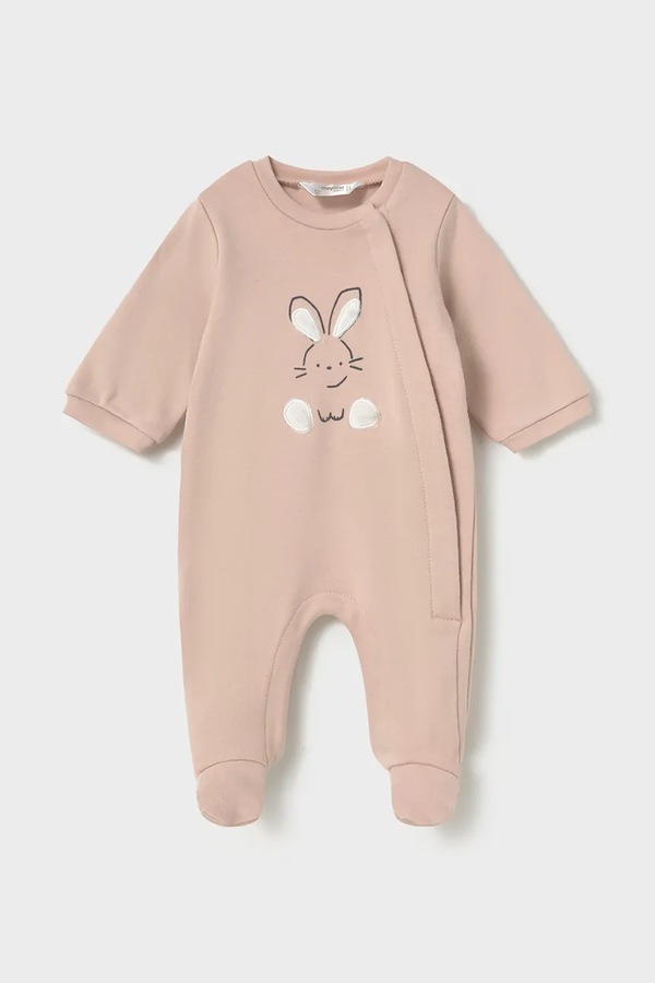 Повзунки для немовлят бавовняні 2 шт. Mayoral Newborn колір рожевий