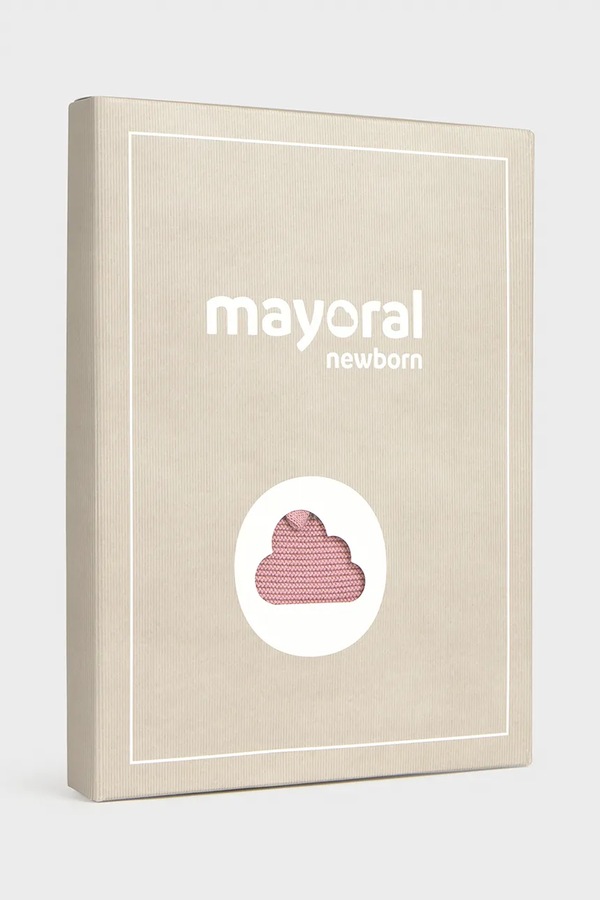 Чоловічок для немовлят з бавовною Mayoral Newborn колір рожевий фото 4