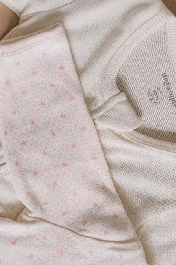 Боді для немовлят бавовняне That's mine Nalina onesie 2-pack колір бежевий