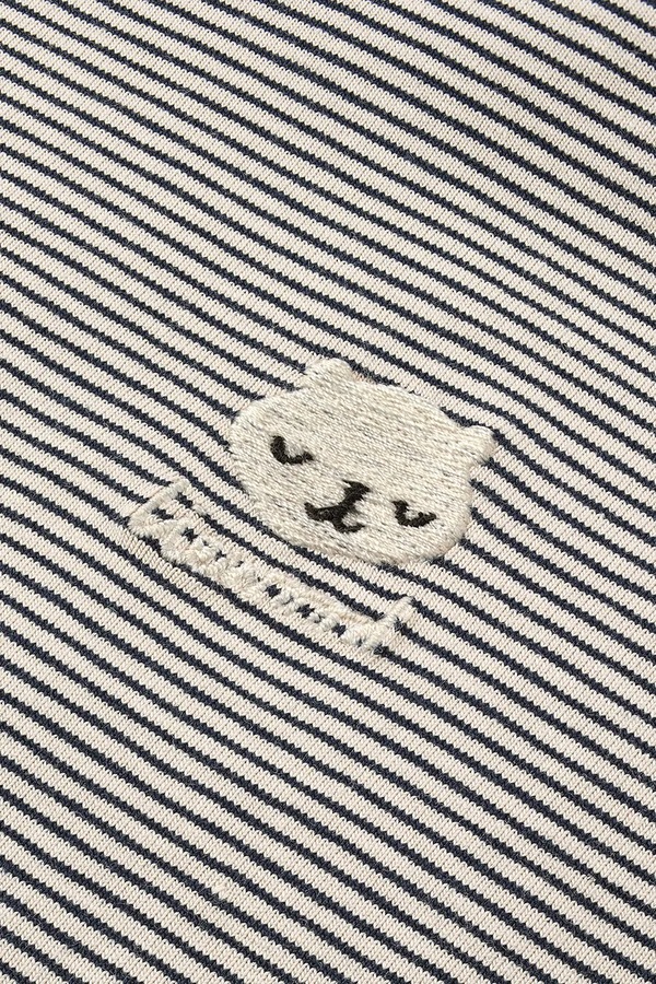 Чоловічок для немовлят бавовняний з еластаном Liewood Birk Grow Striped Pyjamas Jumpsuit колір темно-синій фото 2