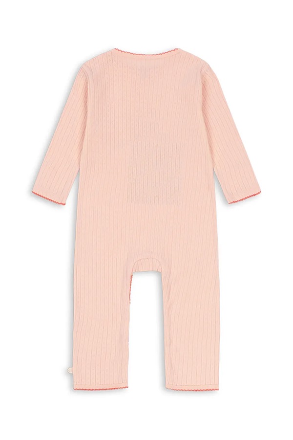 Комбінезон дитячий бавовняний Konges Sløjd MINNIE ONESIE GOTS колір рожевий фото 2