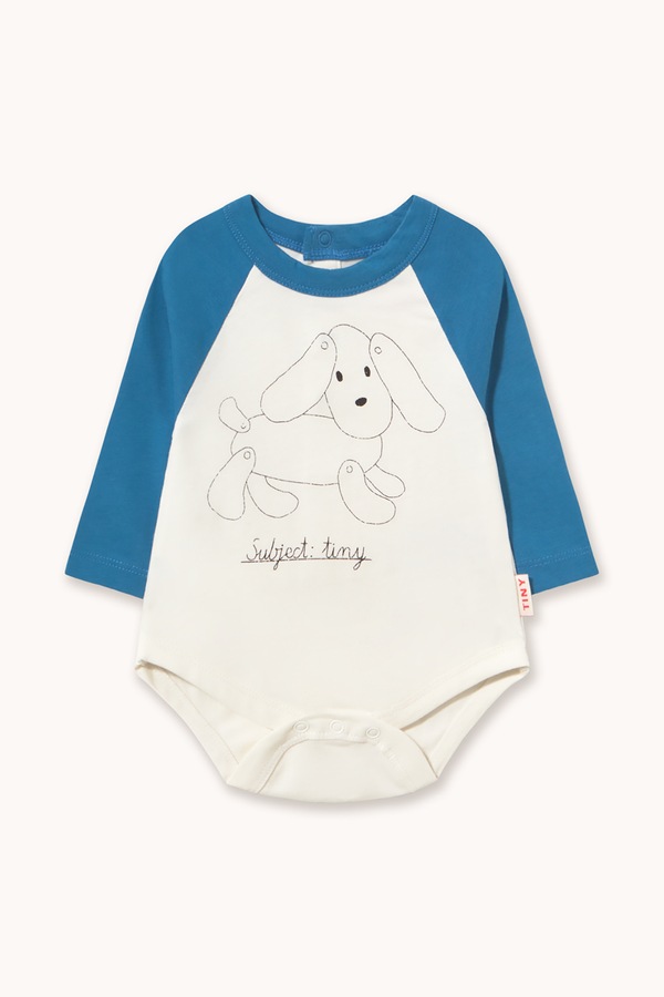 Боді для немовлят бавовняне Tinycottons DOG GRAPHIC BODY колір білий