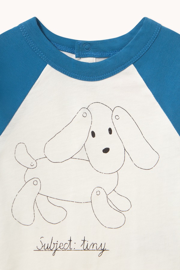 Боді для немовлят бавовняне Tinycottons DOG GRAPHIC BODY колір білий фото 3