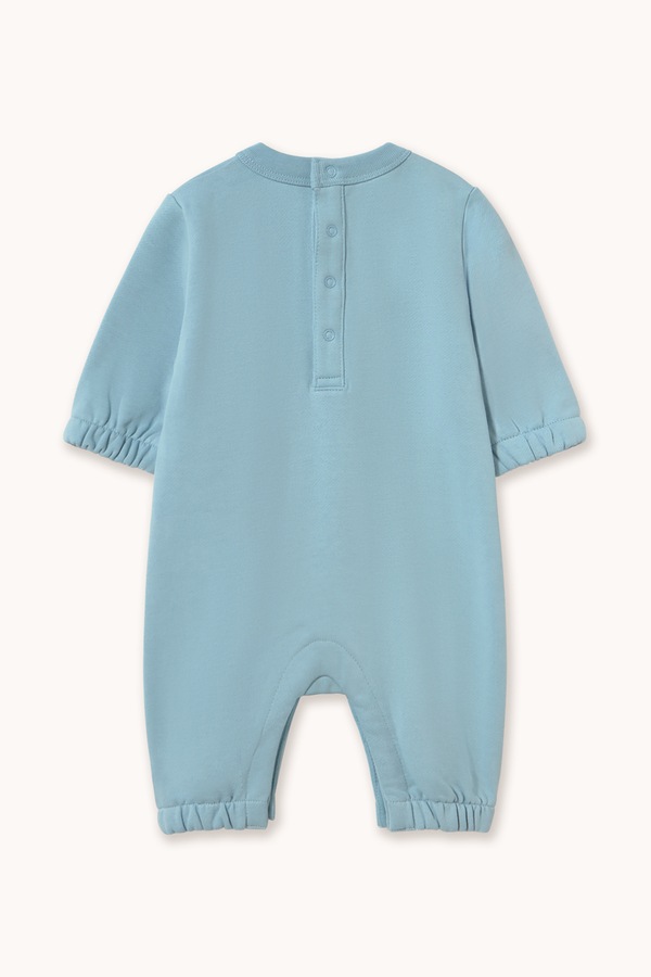Чоловічок для немовлят бавовняний Tinycottons BEAR GRAPHIC ONE-PIECE колір блакитний фото 2