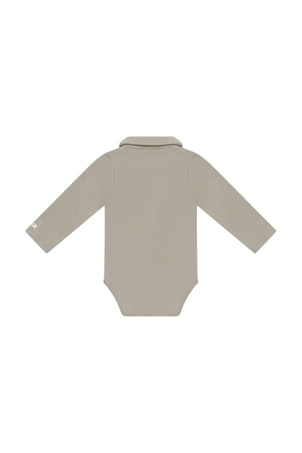 Боди для младенцев хлопковое с эластаном Donsje Finnian Bodysuit Bears цвет зеленый