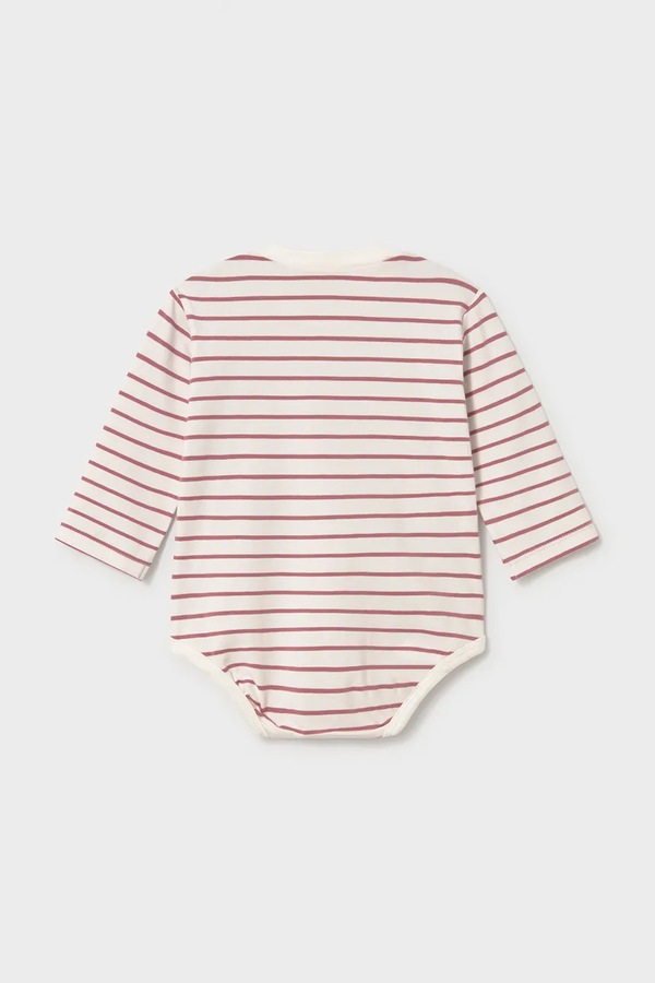 Боді дитяче з бавовною 2 шт. Mayoral Newborn колір рожевий фото 2