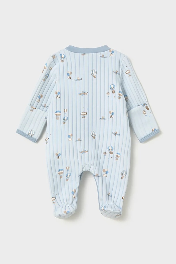 Повзунки для немовлят з бавовною Mayoral Newborn колір блакитний