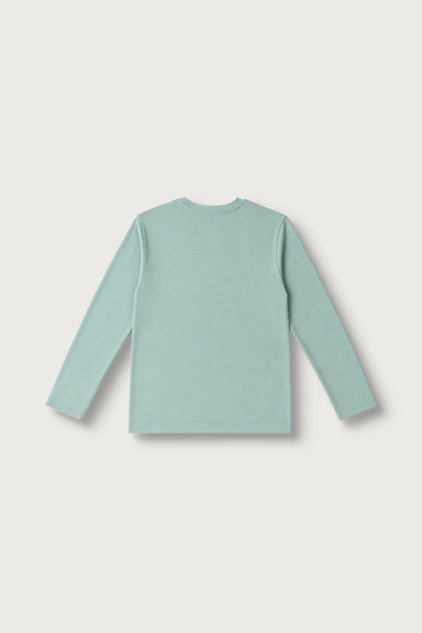 Лонгслів дитячий бавовняний United Colors of Benetton колір зелений