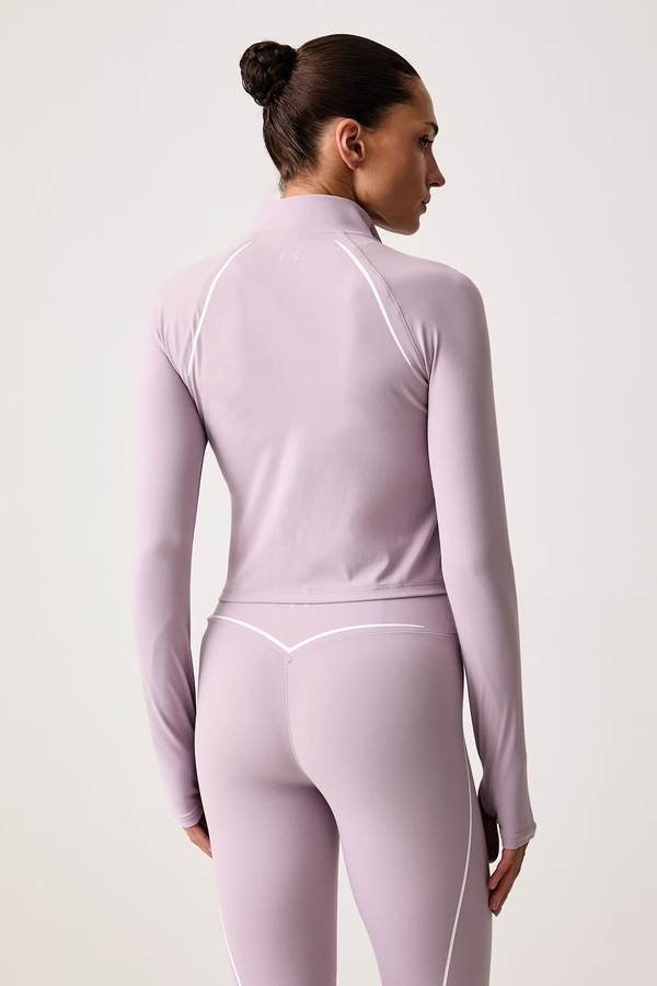 Кофта на застібці жіноча Under Armour Meridian Contour колір рожевий фото 3