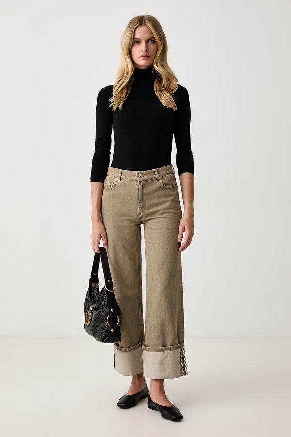 Лонгслив женский с вискозой Weekend Max Mara WKDMULTIF цвет черный
