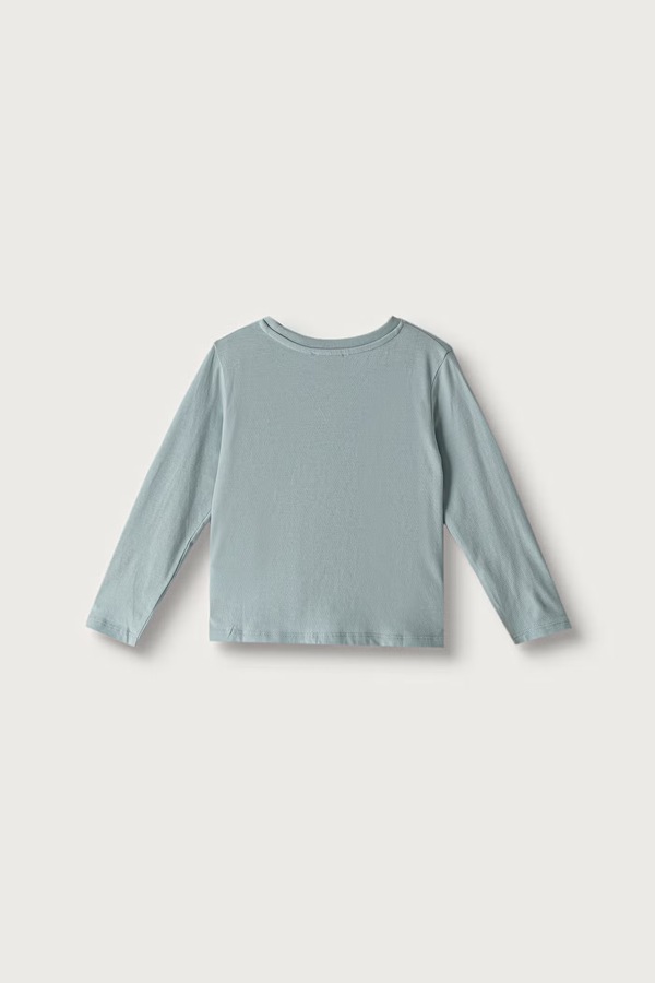 Лонгслив детский хлопковый United Colors of Benetton цвет зеленый