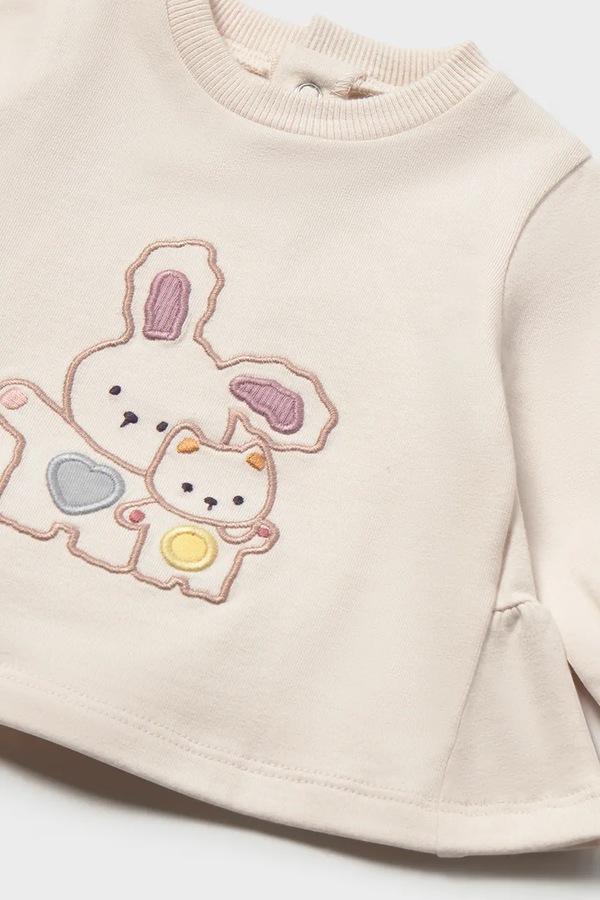 Лонгслів для немовлят з бавовною 2 шт. Mayoral Newborn колір рожевий фото 4