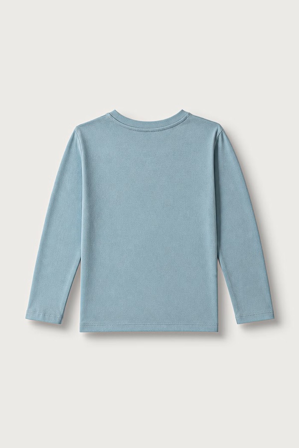 Лонгслів жіночий бавовняний United Colors of Benetton колір бірюзовий