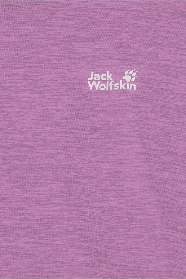 Лонгслів дитячий Jack Wolfskin TRAIL колір фіолетовий фото 3