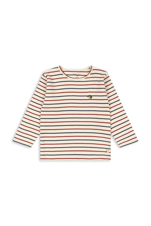 Лонгслів дитячий з модалем Konges Sløjd VOCO MODAL BLOUSE колір бежевий