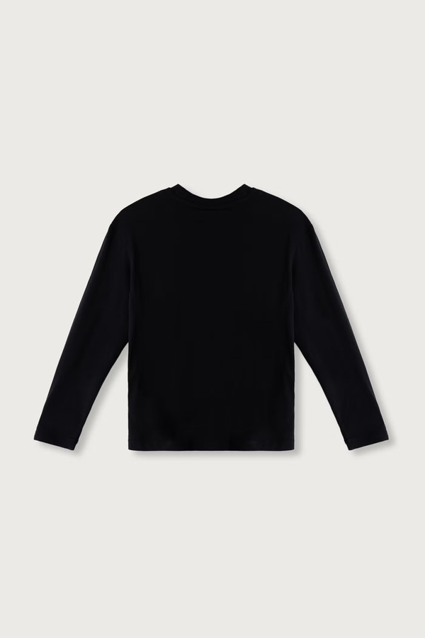 Лонгслів дитячий бавовняний Napapijri S-NEW BOX LOGO LS колір чорний фото 2