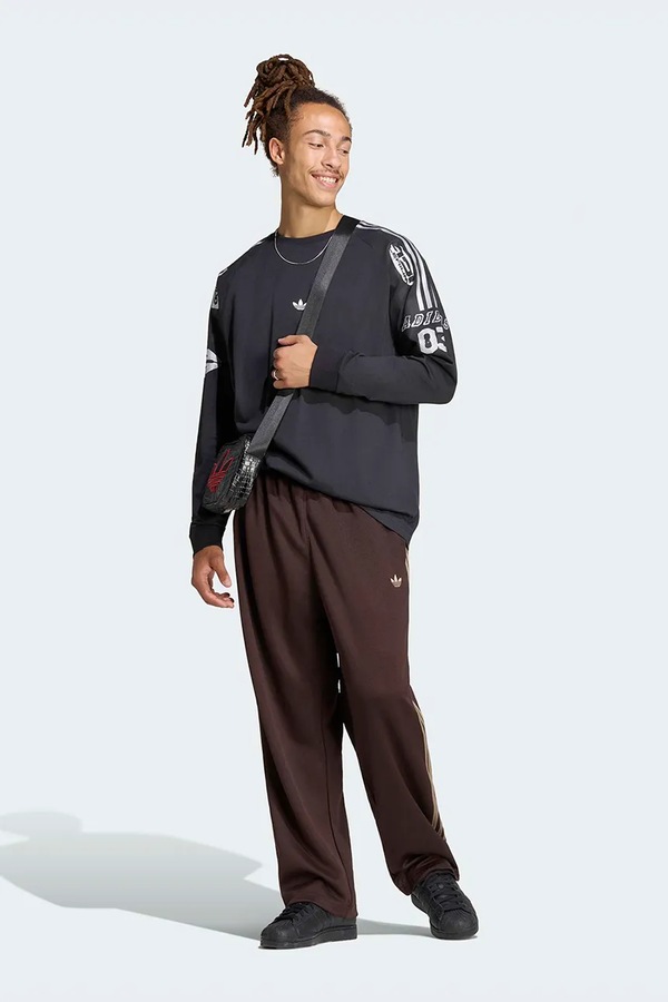 Лонгслів чоловічий бавовняний adidas Originals Adilenium 6 колір чорний фото 3